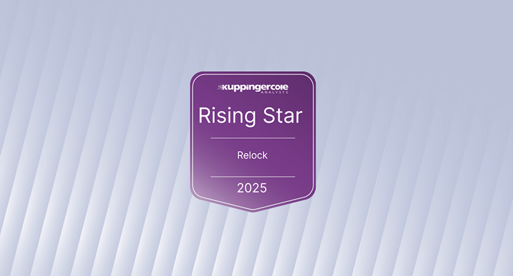 Relock awarded as 2025 KuppingerCole Rising Star